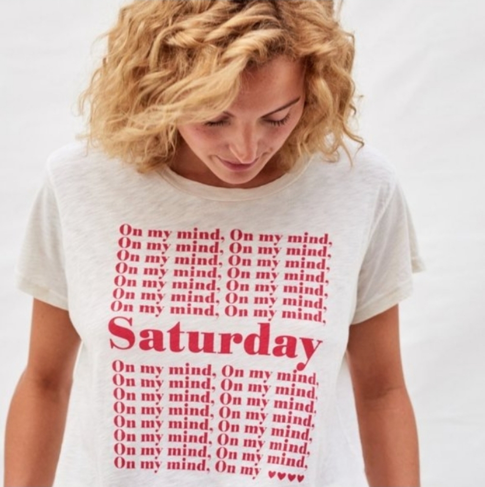 Sundry Saturday On My Mind Short Sleeve Tee - Picture 1 of 9